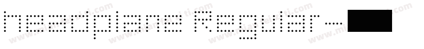 headplane Regular字体转换